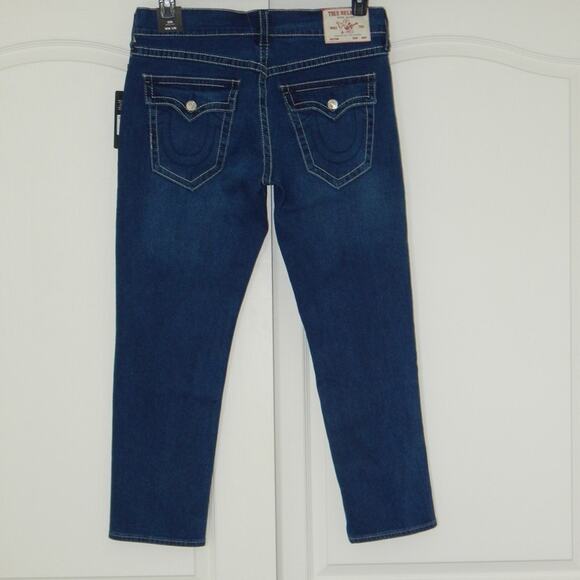 True Religion GENO Flap Relaxed Slim Medium Lagoon Wash Jeans Men's 36x30 NWT - Picture 3 of 8